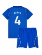 Otroške Nogometnih dresov Chelsea Valentin Barco #4 Domači 2026-27 Kratki rokavi (+ hlače)